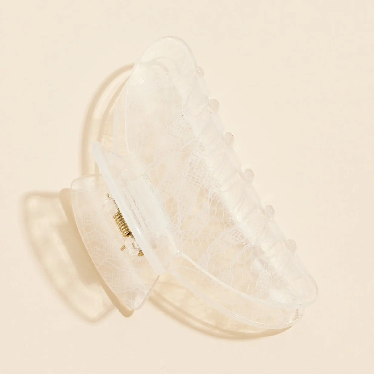 lace inlay claw clip